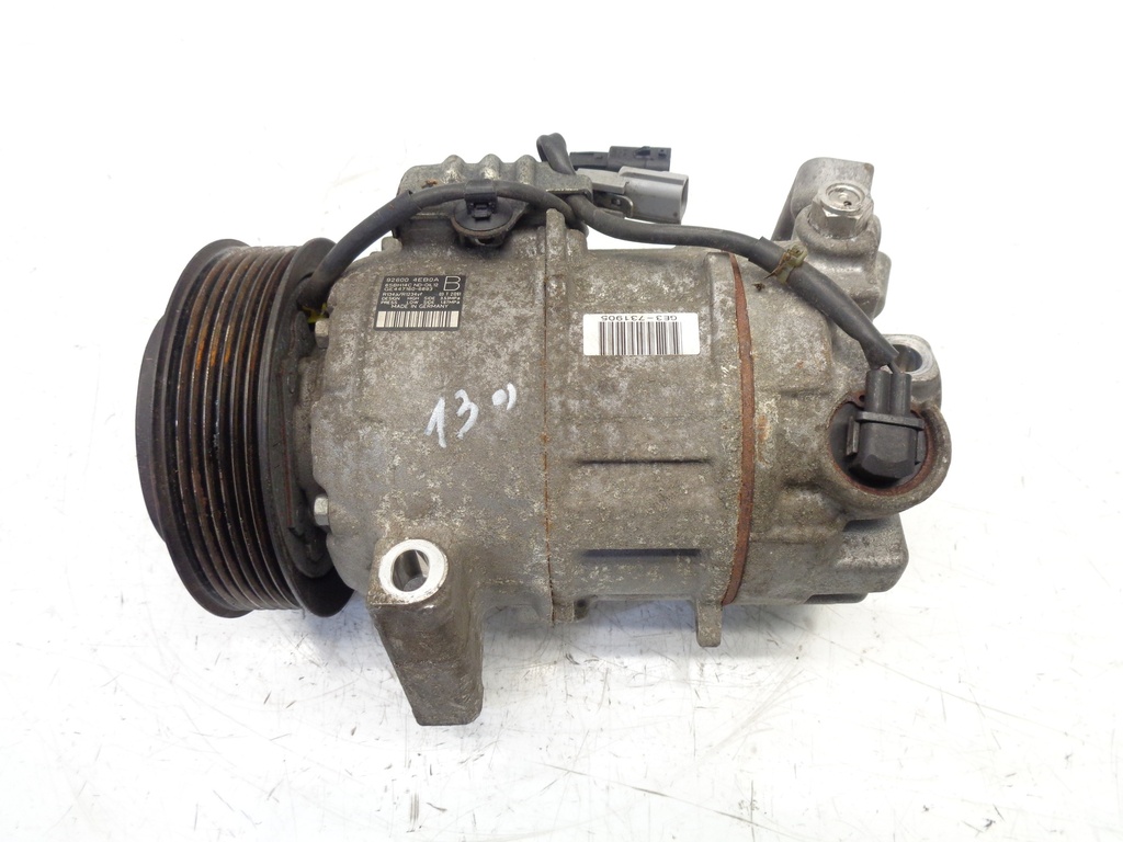 [MTD-366949] Compresor de aire acondicionado para Nissan Qashqai II 1.6 dCi (R9M) 130 CV