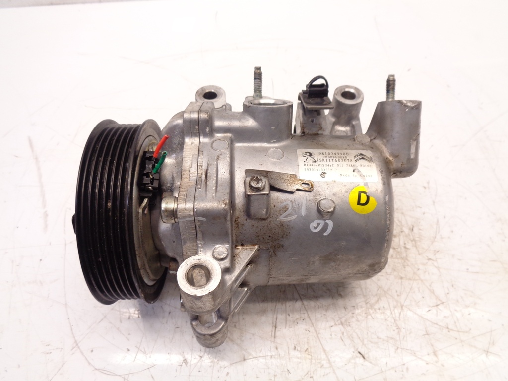 [MTD-371198] Compresor de aire acondicionado para Citroen C3 MK3 1.2 PureTech HNZ EB2DT HN01 9810349980