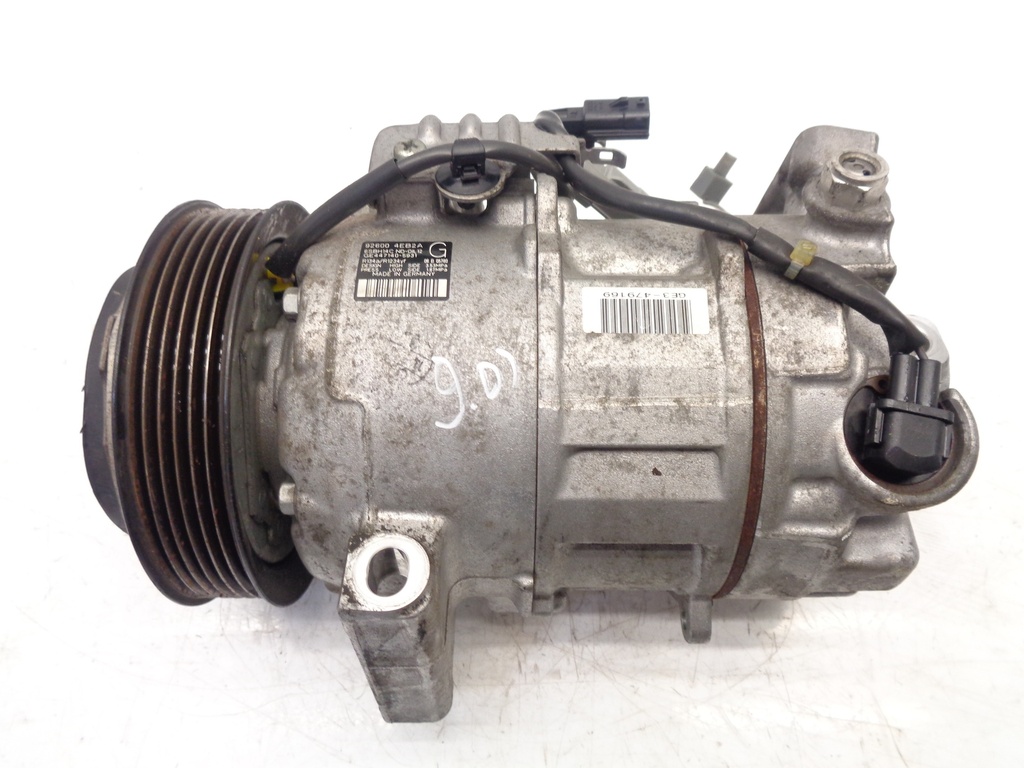 [MTD-373258] Compresor de aire acondicionado para Nissan Qashqai J11 MK2 1.5 dCi (K9K872) 447140-5931