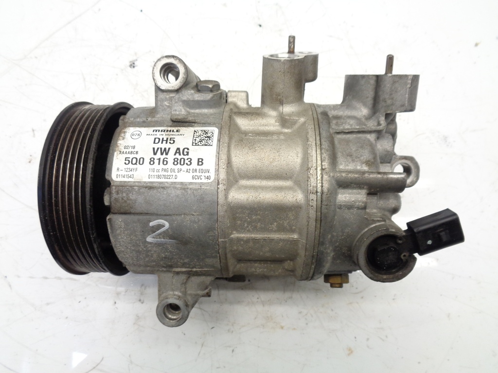 [MTD-372847] Compresor de aire acondicionado 5Q0816803B para Audi Seat Skoda VW 1.0 1.2 1.4 1.6