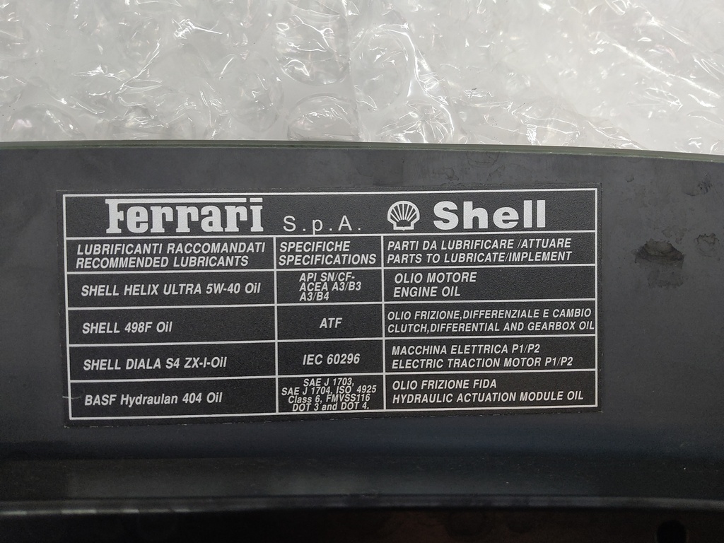 [MTD-506645] Capó para Ferrari 296 GTS Cabriolet