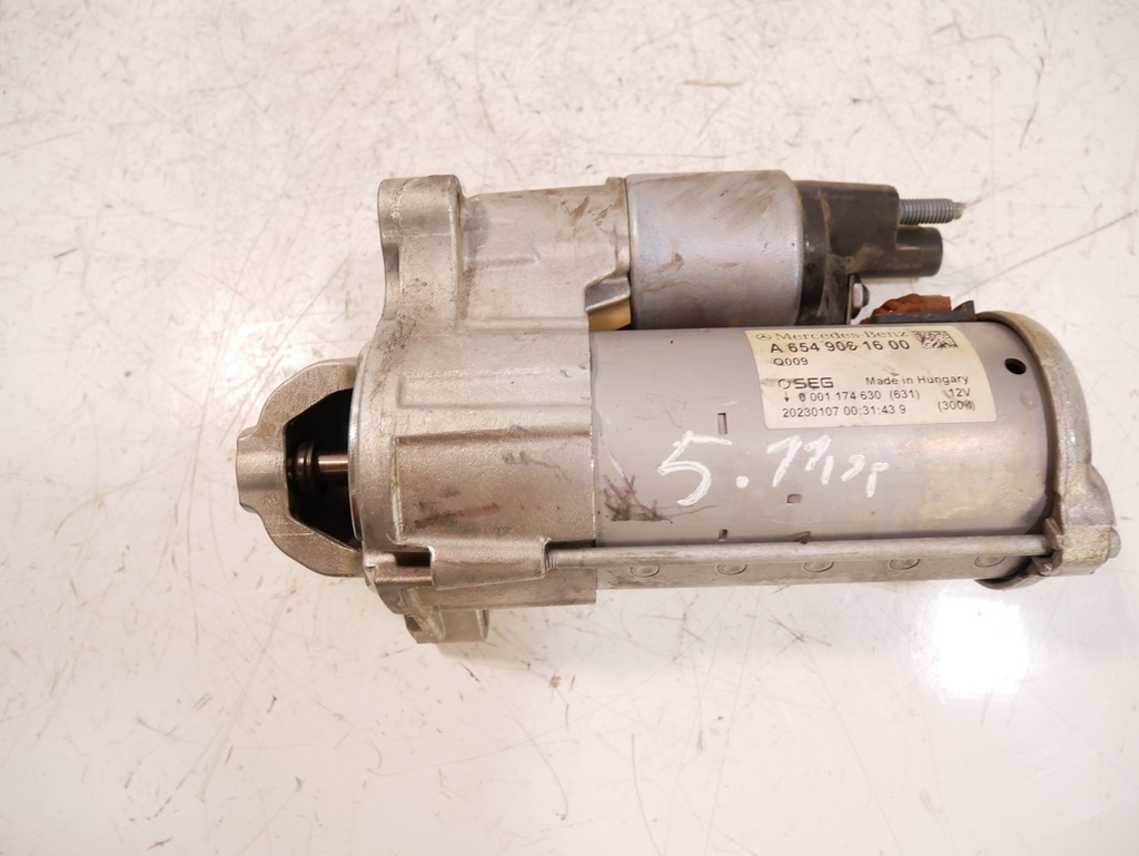[MTD-434623] Motor de arranque Mercedes Sprinter 2.0 d OM654.920 A6549061600