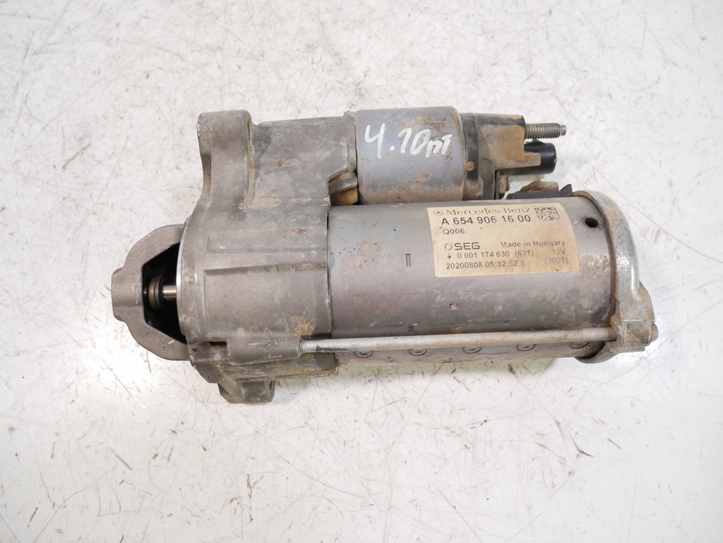 [MTD-435004] Motor de arranque Mercedes Sprinter 2.0 d OM654.920 654.920 A6549061600