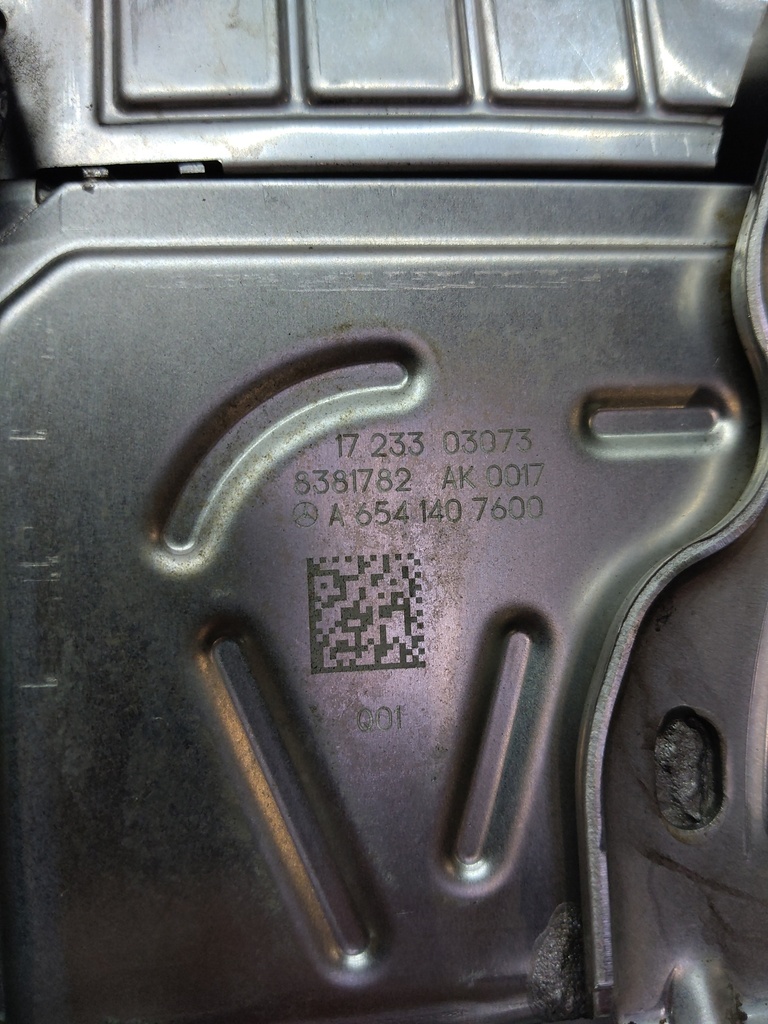 [MTD-510142] Refrigerador de gases de escape Mercedes Clase E W213 2.0 CDI 654.920 OM654 A6541407600
