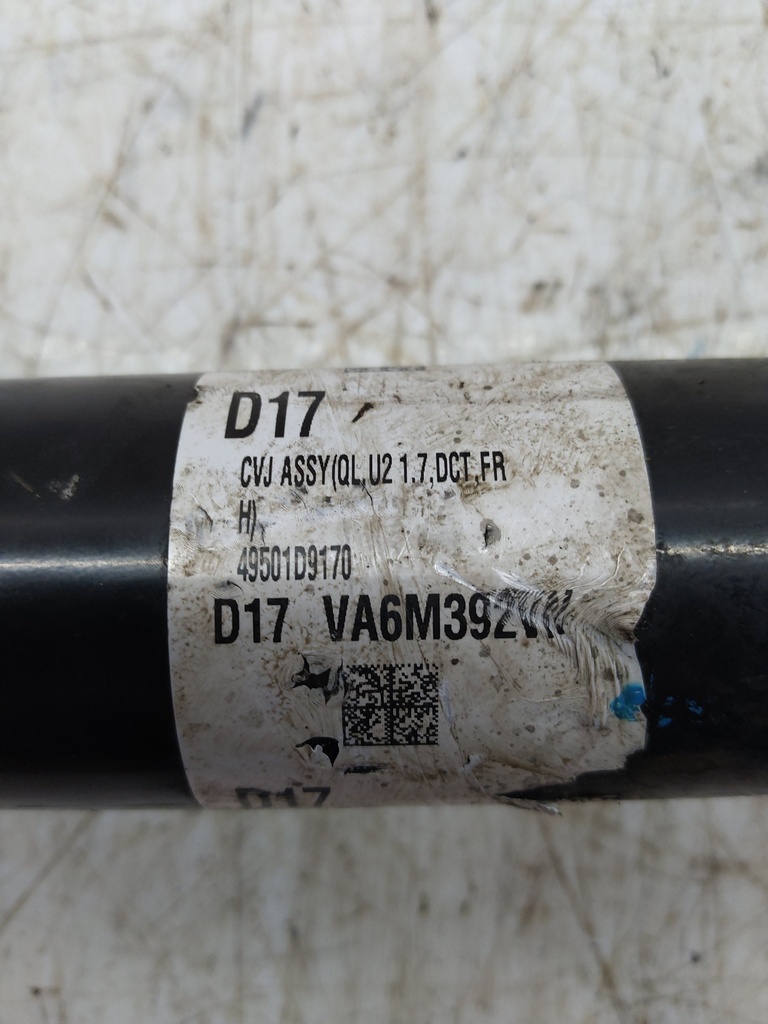 [MTD-518790] Eje de transmisión Kia Sportage QLE 1.6 CRDI D4FE 49501-D9170