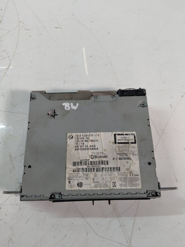 [MTD-519492] Radio cargador de CD BMW Serie 1 F20 1.6 N13B16A 9331207