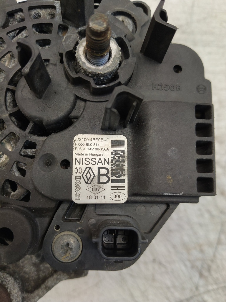 [MTD-523174] Alternador Nissan Qashqai MK2 J11 2018 HRA2DDT H5F 1.2 DIG-T 23100-4BE0B