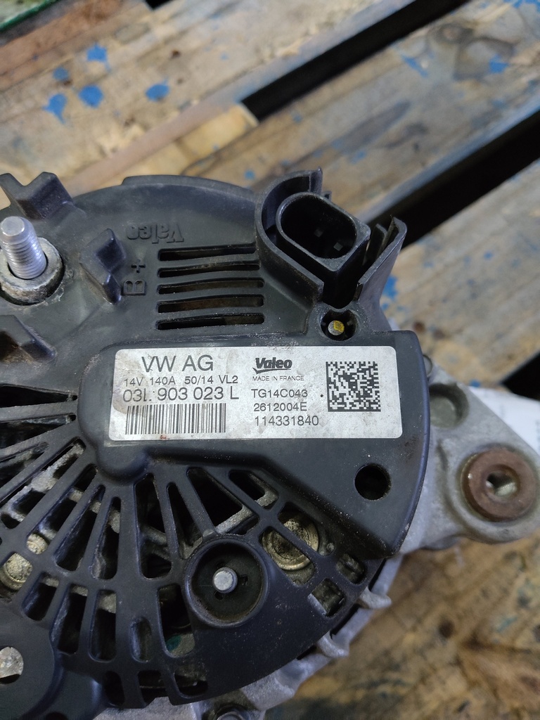 [MTD-523719] Alternador Audi TT 2015 CUNA CUN 2.0 TDI 03L903023L