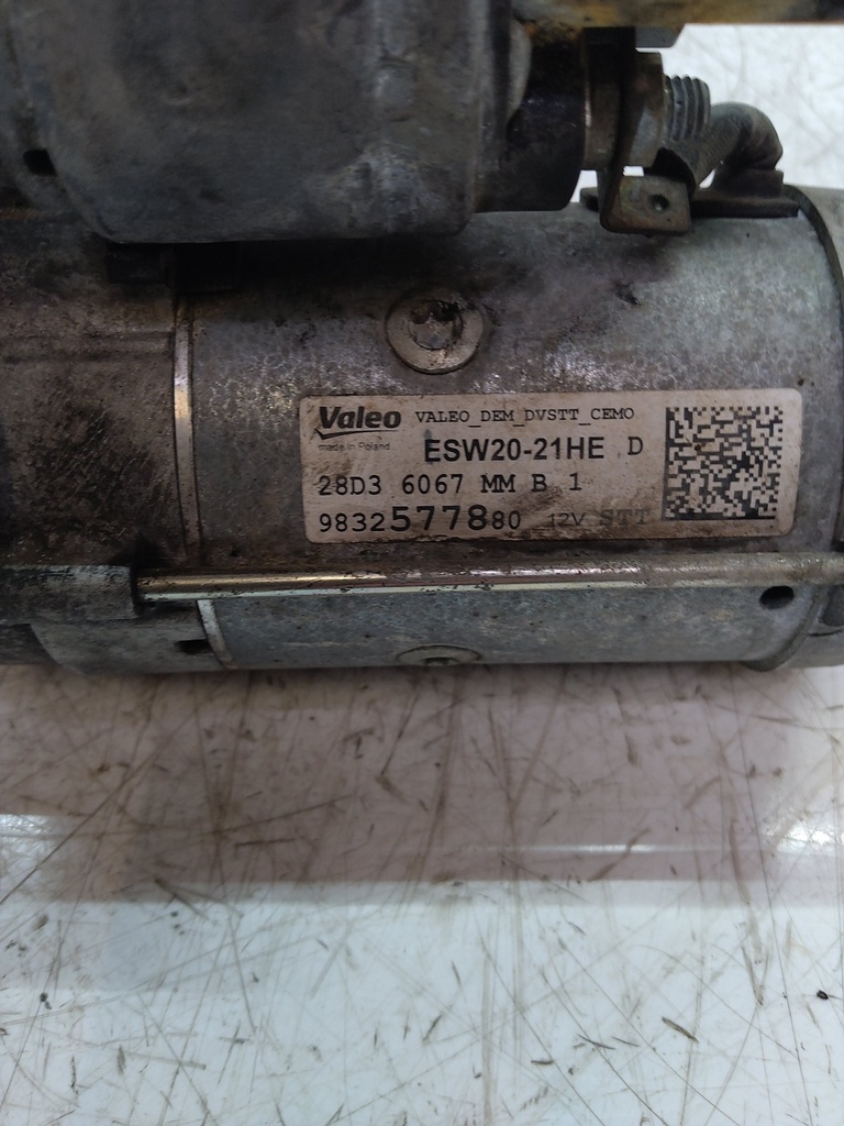 [MTD-531348] Motor de arranque Opel Vivaro C K0 2023 D15DTH DV5RUC 1,5 9832577880