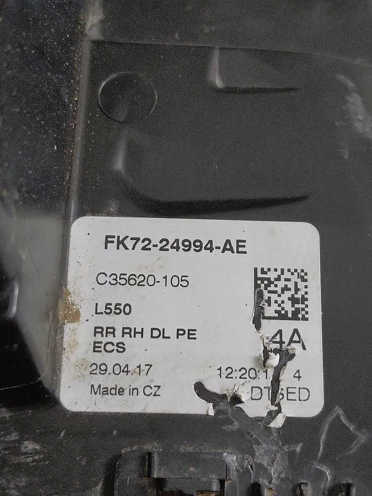 [MTD-531282] Cerradura de puerta Land Rover Discovery Sport L550 2017 AJ20D4 2.0 D