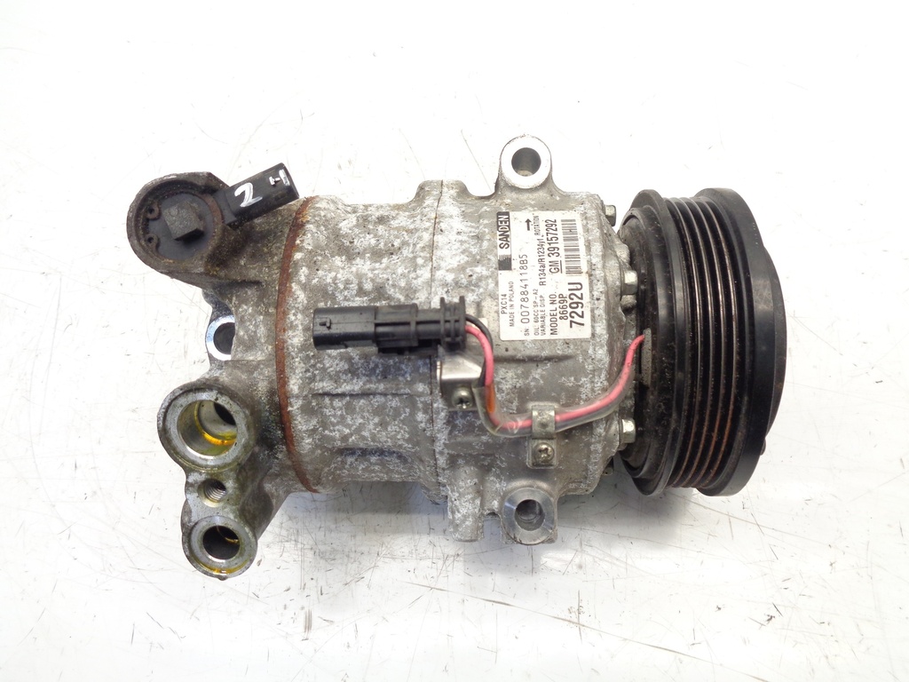 [MTD-367255] Compresor de aire acondicionado para Opel Astra K B16 1.0 gasolina D10XFL