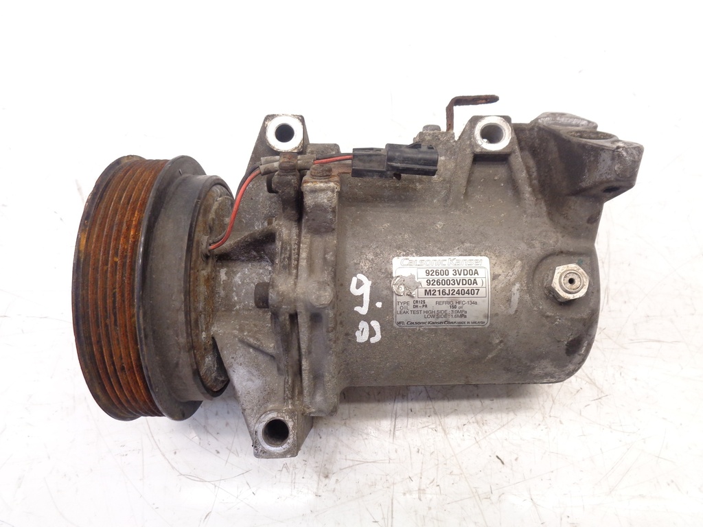 [MTD-370267] Compresor de aire acondicionado para Nissan Juke F15 1.5 dCi (K9K410) 110 CV