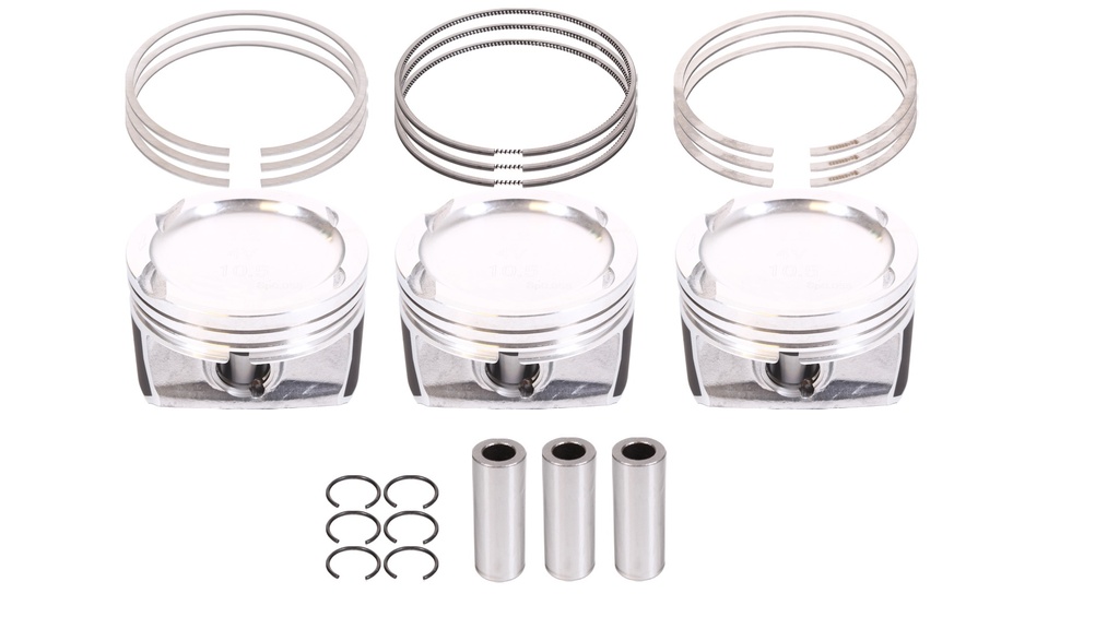 [MTD-329935] 3x Pistón sobremedida +0.25mm VW Seat Skoda 1.2 12V AZQ BZG 03E107103G