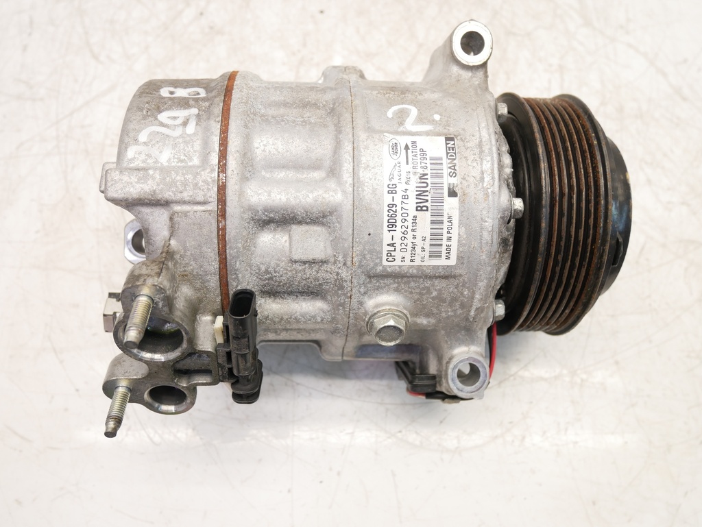 [MTD-395182] Compresor de aire acondicionado Jaguar XF MK2 II X260 2.0 gasolina AJ20P4 PT204 CPLA-19D629-BG