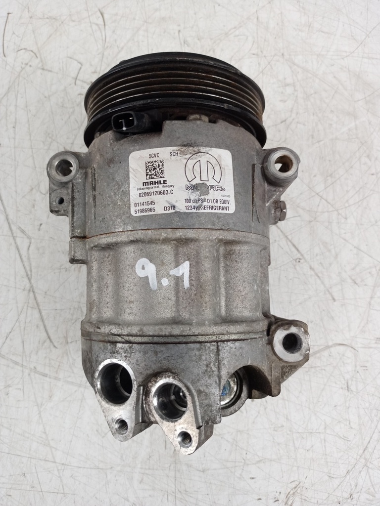 [MTD-433579] Compresor de aire acondicionado Fiat Tipo 356 357 1.4 843A1000 51986965
