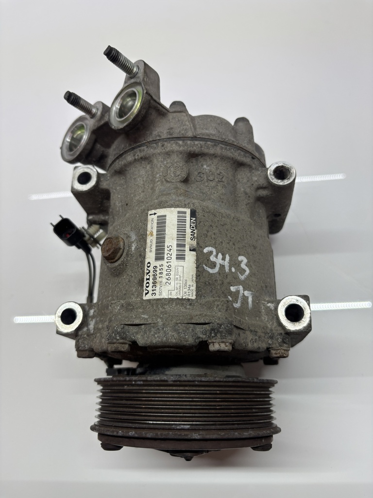[MTD-500250] Compresor de aire acondicionado Volvo V60 1.6 DRIVe D4162T 31369699