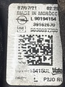 Motor limpiaparabrisas Opel Corsa F 1.5 CDTI 75kW/102CV 9819900080