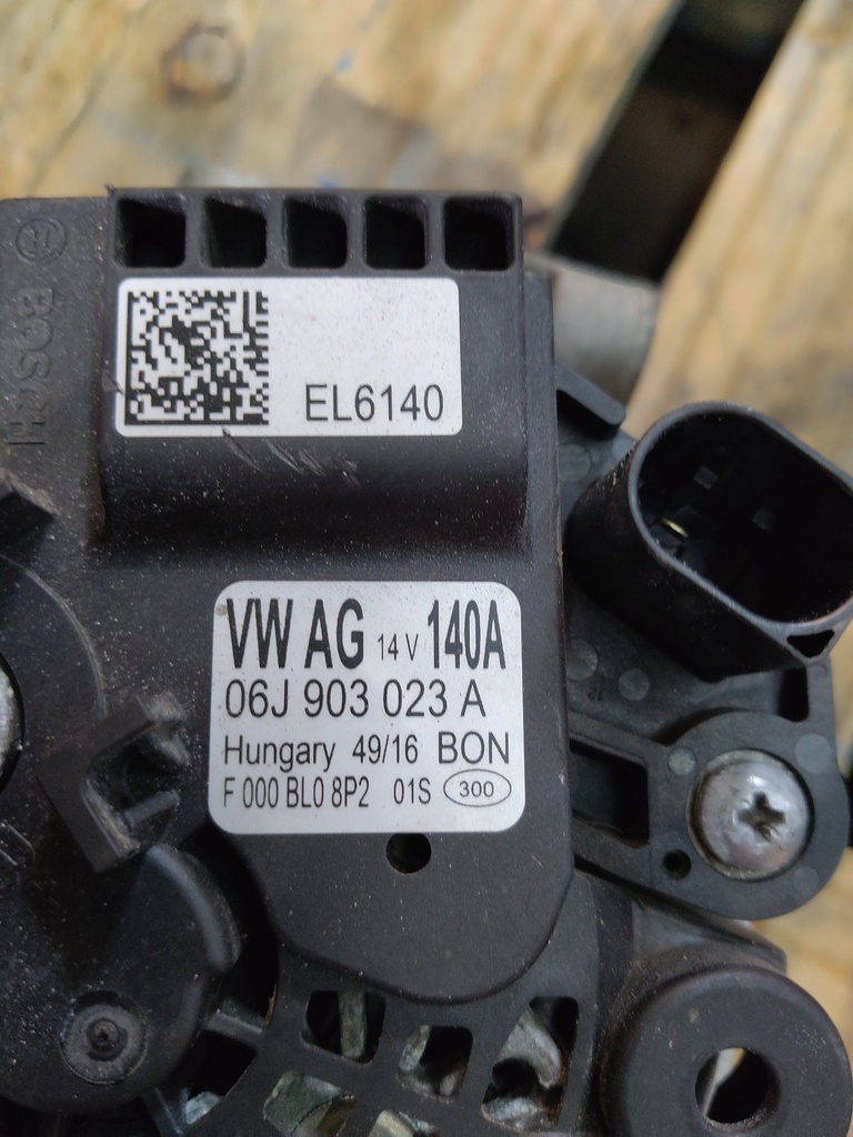 [MTD-523448] Alternador Audi TT 2017 2.0 TFSI CJXG/CJX 06J903023A