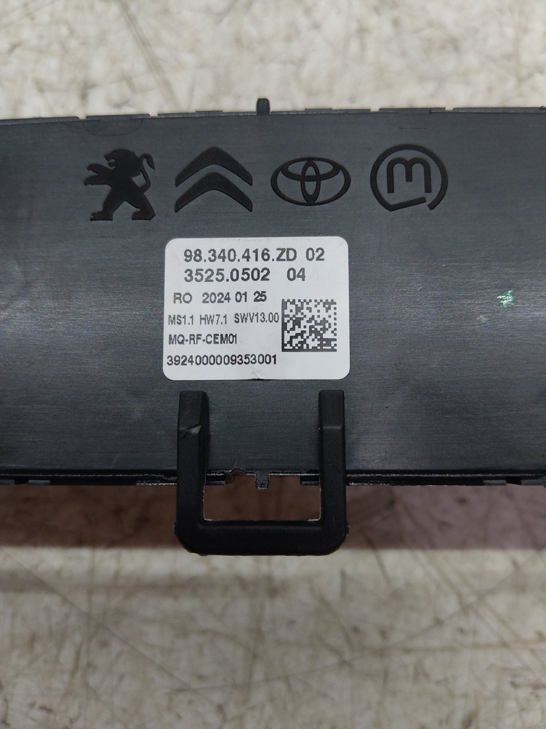 [MTD-524838] Módulo de control de calefacción CITROËN Dispatch III 2.0 BlueHDi 144 CV 2024