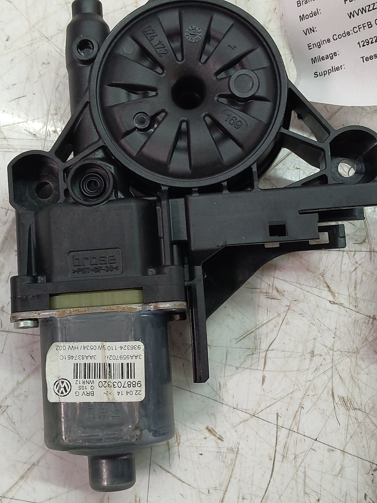 [MTD-514052] Motor del elevalunas VW Passat B7 2.0 TDI CFFB CFF 0130822451
