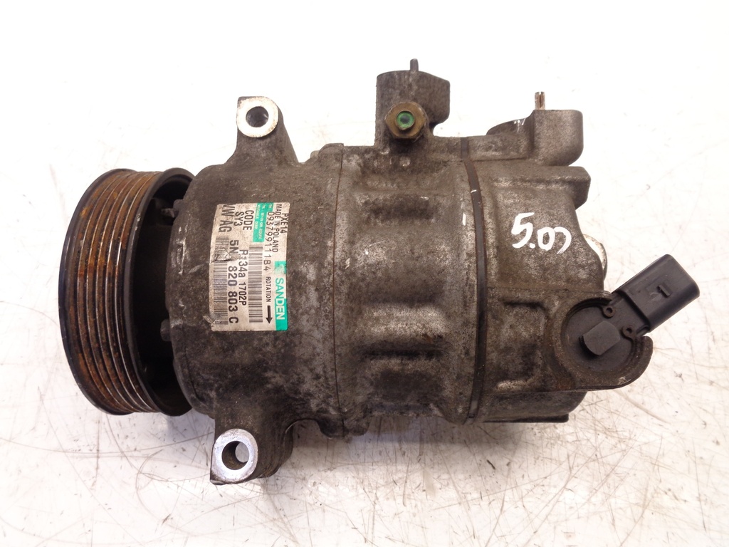 [MTD-372703] Compresor de aire acondicionado Audi A3 8P 1.6 TDI CAYC CAY 5N0820803C