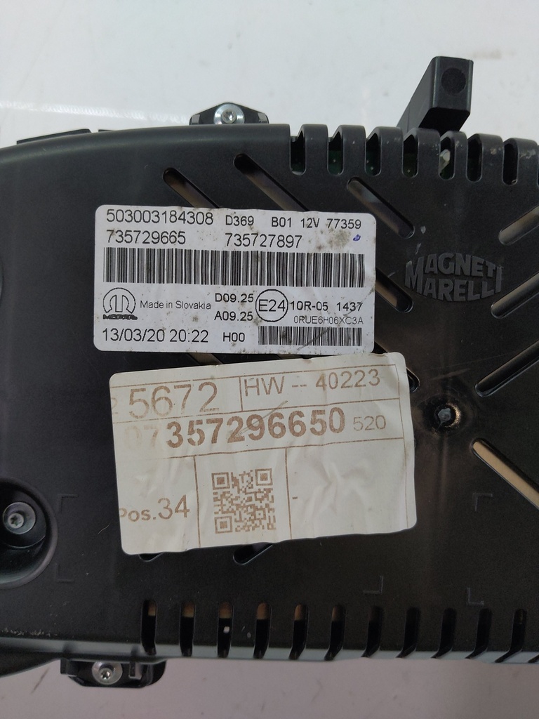[MTD-532737] Cuadro de instrumentos con velocímetro Jeep Renegade 2021 1.3 T-GDi 4x4
