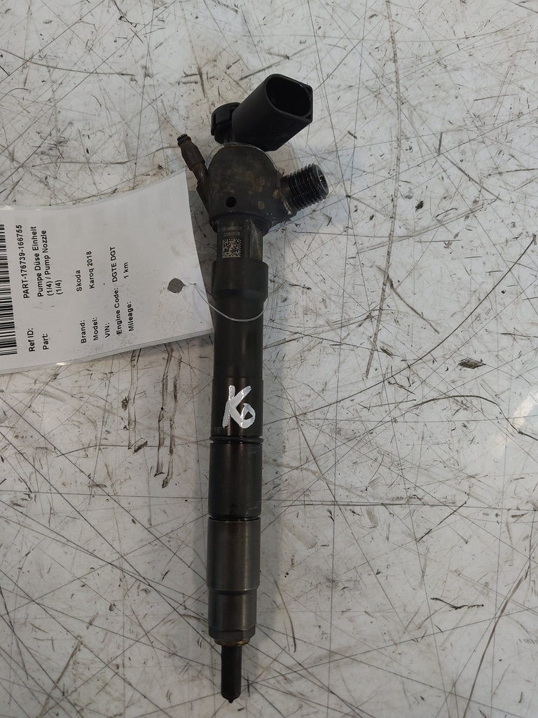 [MTD-534090] Inyector Skoda Karoq 2018 1.6 TDI 04L130277BF