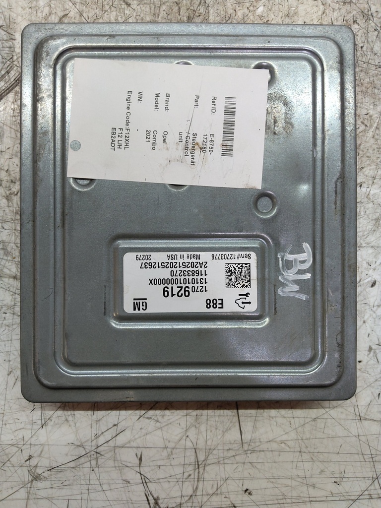 [MTD-534514] Módulo de control Opel Combo 2021 F12XHL 1.2 12709219