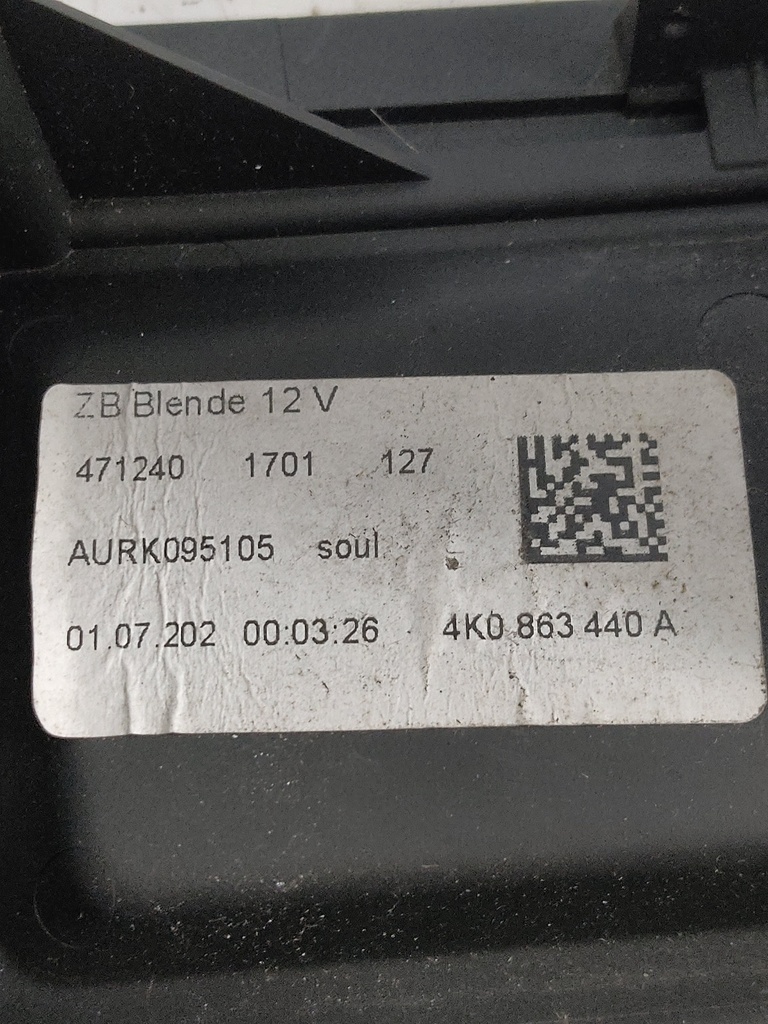 [MTD-532700] Unidad de control de la calefacción Audi A6 C8 Avant (4A5) RS6 TFSI 4,0 2020 4K0919158B