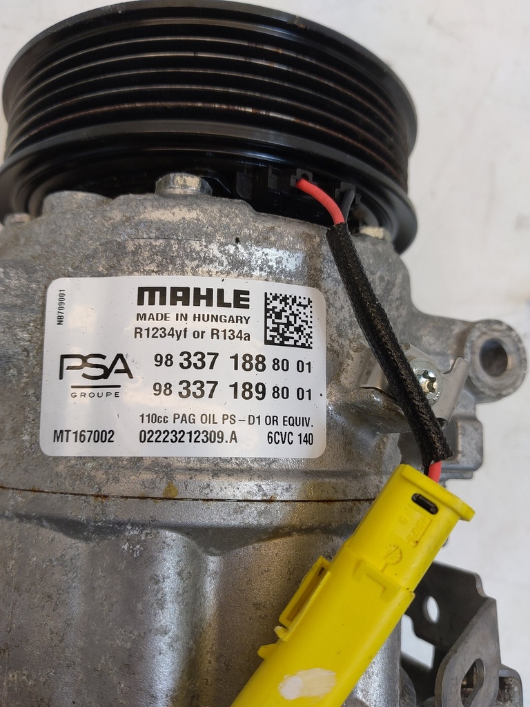 [MTD-532192] Compresor de aire acondicionado Peugeot 308 SW 2023 BlueHDi 130 YHZ DV5RC