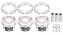 3 pistones estándar +0.5mm 77.01mm Seat Ibiza Skoda Fabia VW Fox Polo 1.2 AWY