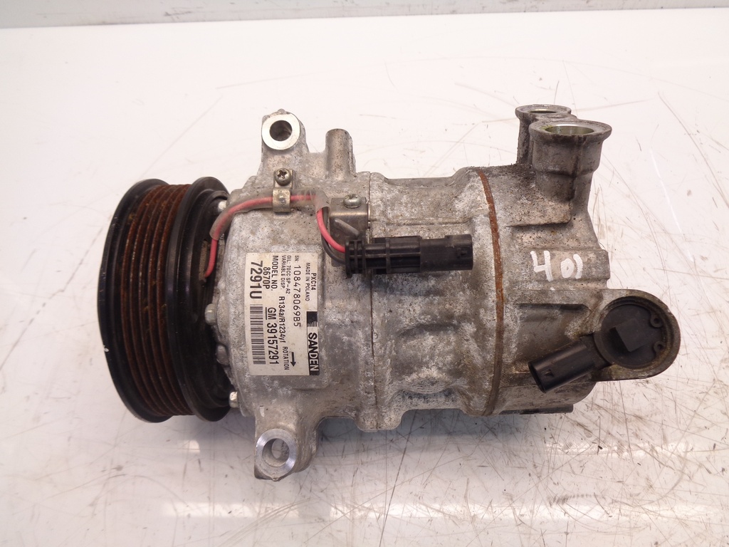 [MTD-385183] Compresor de aire acondicionado Opel Vauxhall Astra K 1.6 CDTI D16DTH D16 LVL 39157291