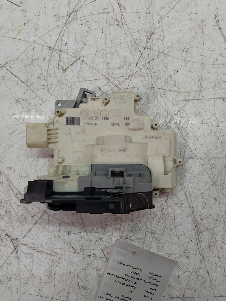 [MTD-514039] Cerradura de puerta VW Passat B7 2.0 TDI CFFB CFF 3C2837015A