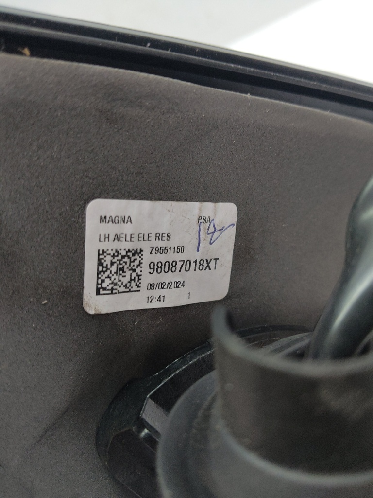 [MTD-524851] Retrovisor izquierdo CITROËN Dispatch III 2024 EVL PLATINUM GREY PAINT