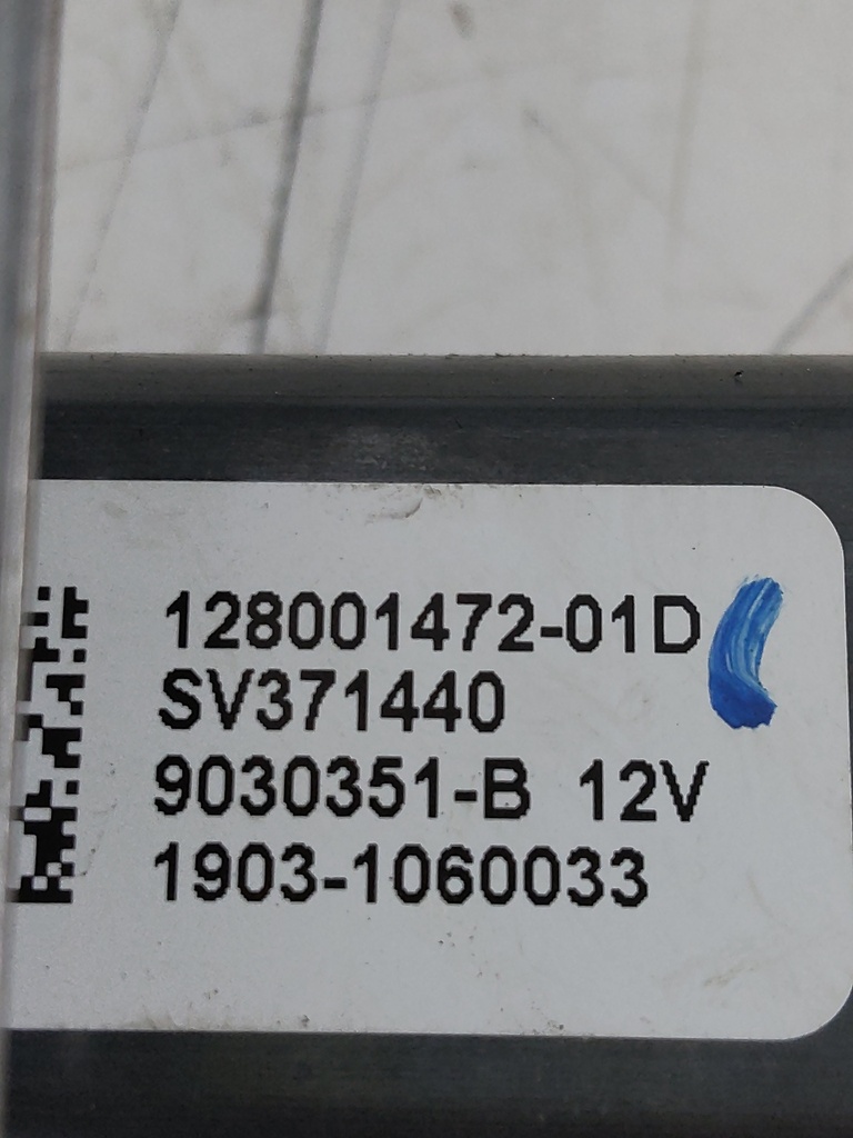 [MTD-531946] Motor de elevalunas Renault Captur I 2019 H4B408 H4B 0.9 tce 12800147201D