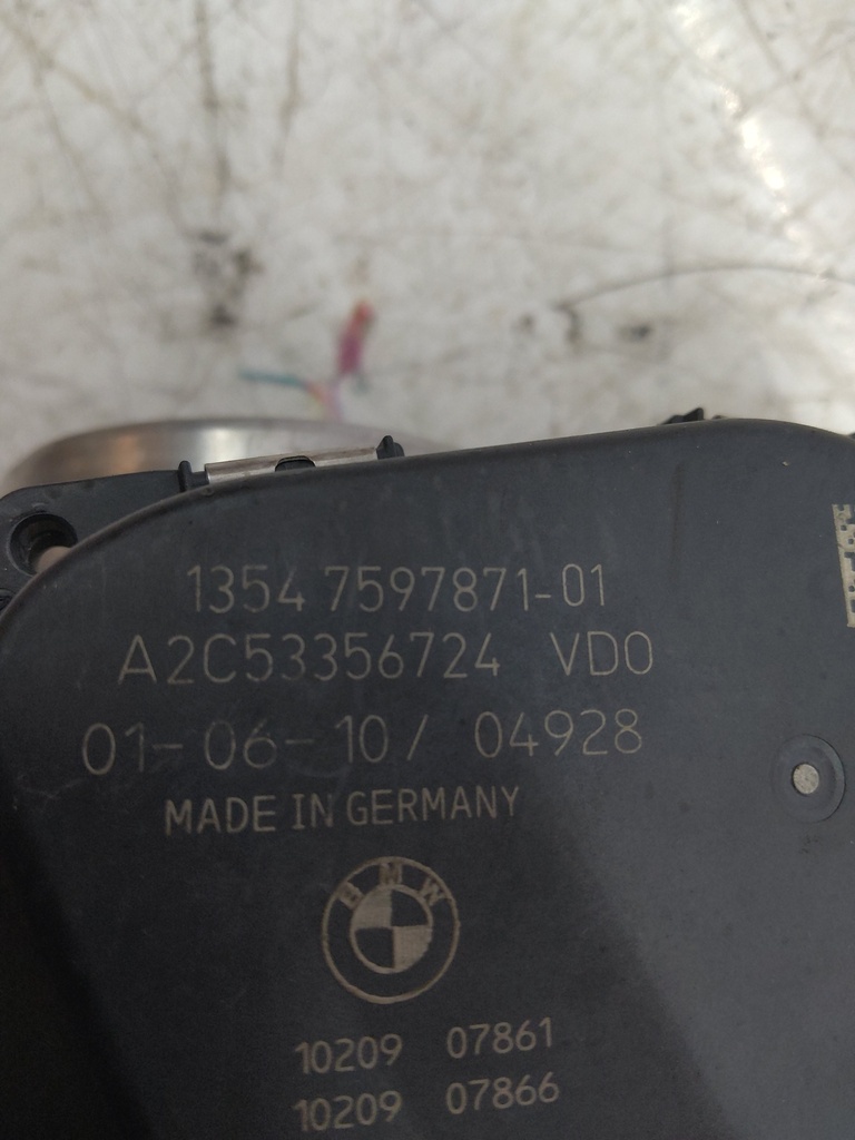 [MTD-512047] Válvula de mariposa BMW Serie 1 E82 / Serie 3 E90 3.0 N55 N55B30A 7597871