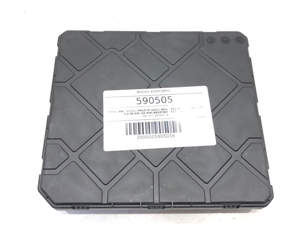 [STARK-590505] Módulo de confort VW POLO VI (AW1, BZ1, AE1) 1.0 48 kW 65 CV 2017-2022