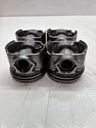4x Pistones para Hyundai i30 1.6 CRDi D4FB