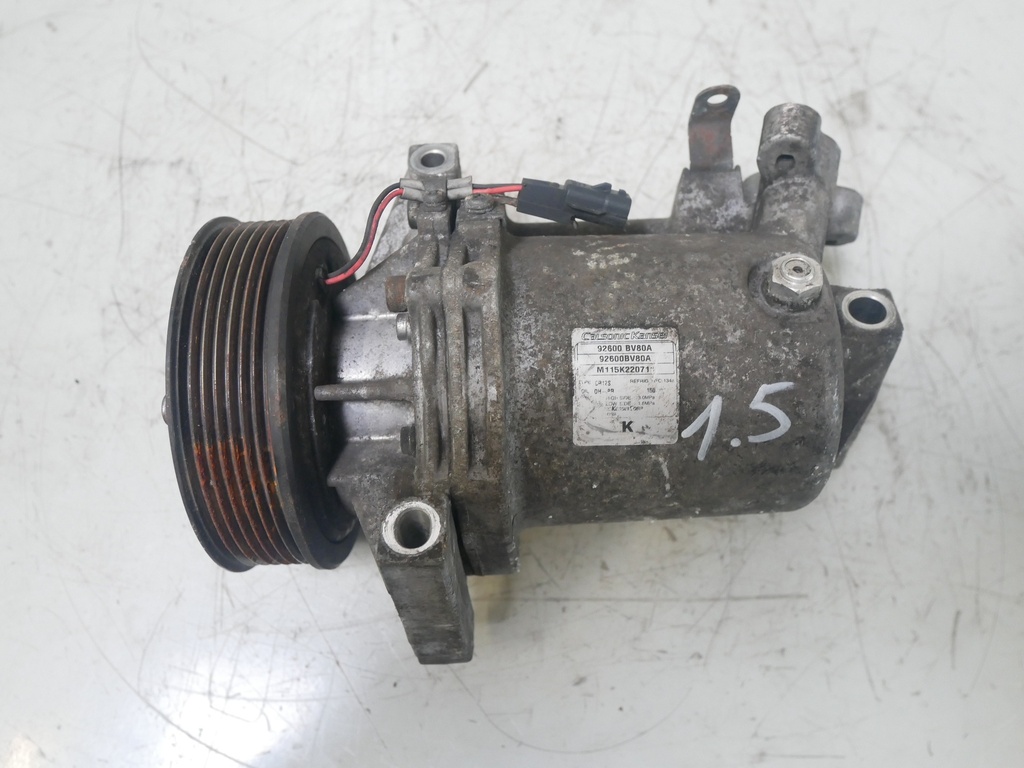 [MTD-427469] Compresor de aire acondicionado Nissan Juke F15E Qashqai 1.2 DIG-T HRA2DDT (92600BV80A)