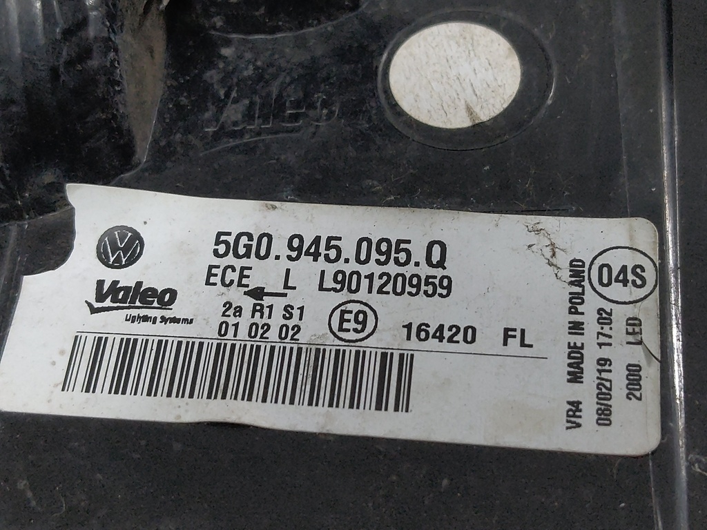[MTD-535181] Piloto trasero izquierdo VW Golf 1.5 TSI